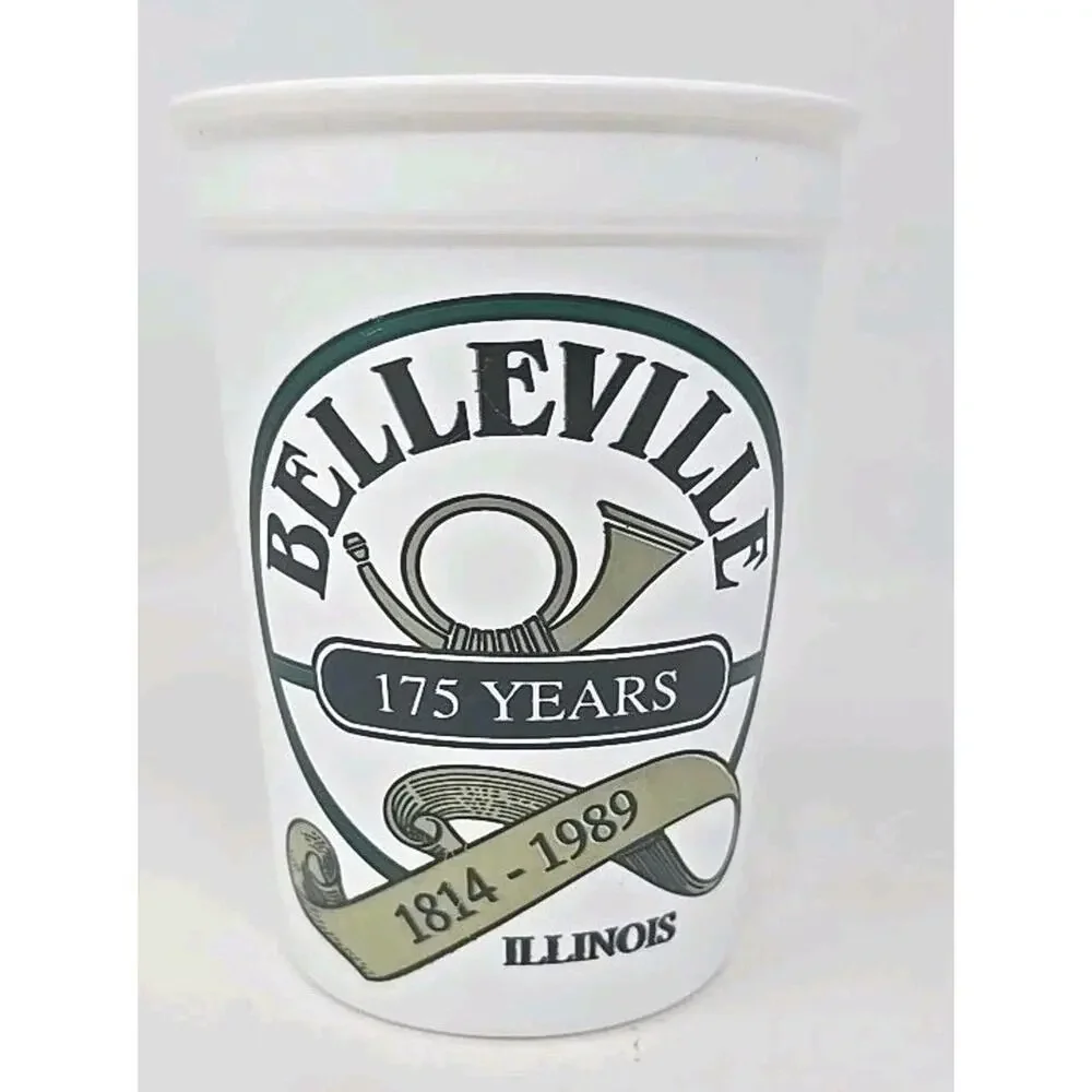 1982 The Stag Brewery - 1989 Belleville IL 175 Years Plastic‎ Cups Lot of 8 U273